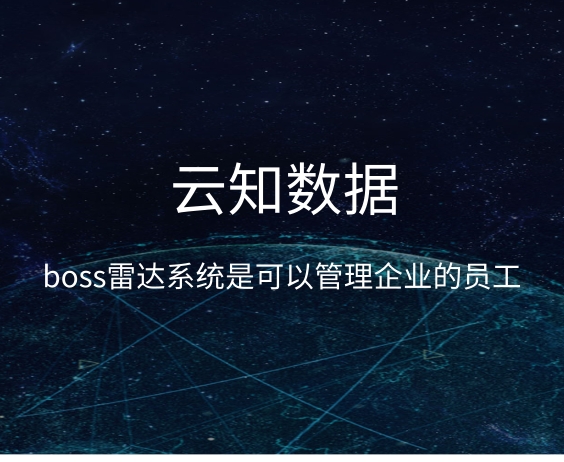 BOSS雷达系统存在的意义}